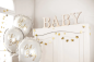 Preview: XL Folienballon Figur - Kissen, Oh Baby - 69cm x 53cm